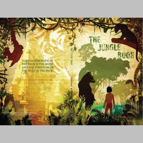 “And he grew and grew strong as a boy must grow…” #thejunglebook #bookcover #cove