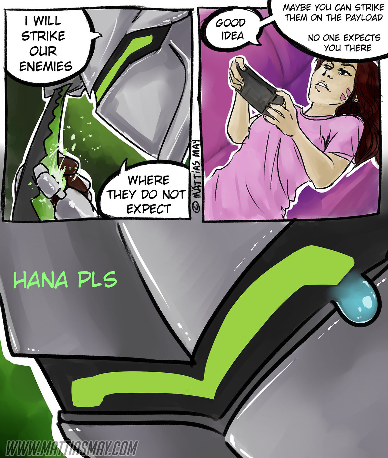 nerdgasrnz: mistermay: also this    #please hana he’s already been murdered once (via