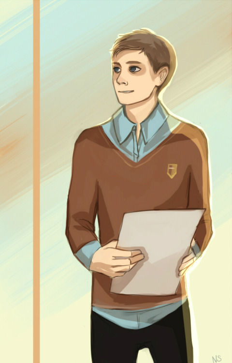 onety-one-patch-problem: for Letsdrawsherlock’s school!lock AU. A story in which John is the n