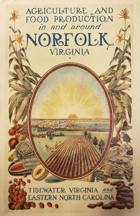 Cover from: Agriculture and food production in and around Norfolk, Virginia, and its tributary terri