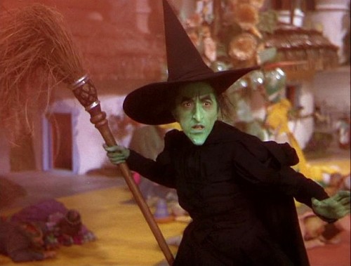 wehadfacesthen: Margaret Hamilton as the Wicked Witch of the West in The Wizard of Oz  (Victor 