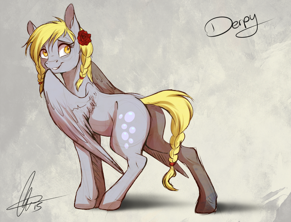 dennybutt-art:Apparently it’s Derpy DaySo I got a bit carried away with a Derpy