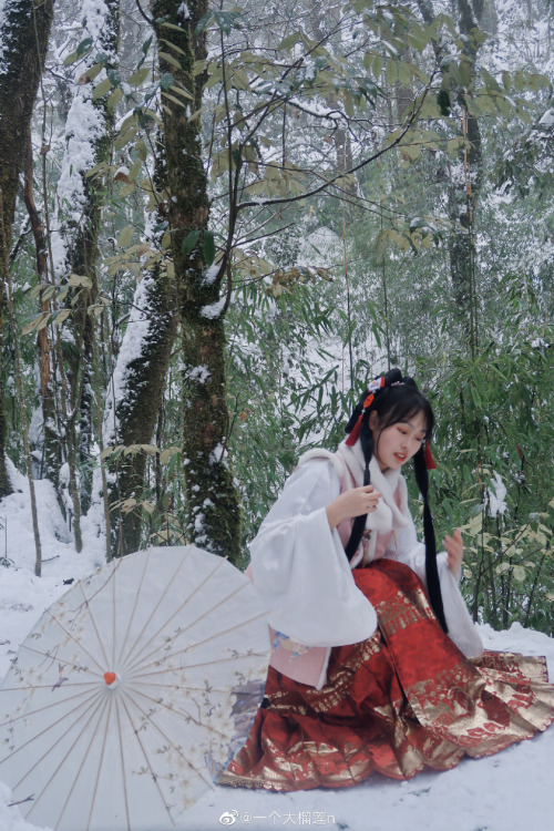 chinese hanfu for winter 