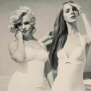 simplybeinghopeless:  Lana Del Rey &amp; Marilyn Monroe | via Tumblr on We Heart