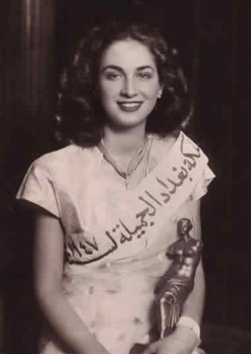 diaspora: Miss Iraq in 1947, Renee Dankour.Dankour was the first beauty pageant winner to be crowned