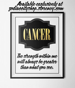 zodiaccity:  “Cancer Quote” Digital