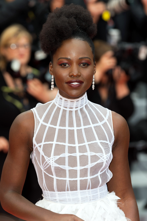 theavengers: Lupita Nyong’o attends the screening of ‘Sorry Angel’ during the 71st Annual Cannes Fil