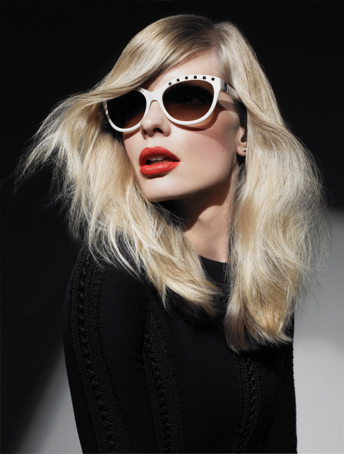 wmagazine: The reincarnation of the Hitchcock blonde.  Photograph by Amy Troost; styled by Mich