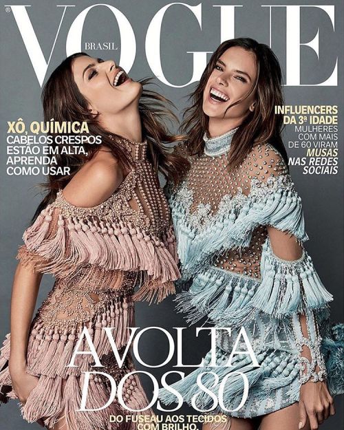 Isabeli Fontana & Alessandra Ambrosio by Mariano Vivanco for Vogue Brazil October 2016 @alessand