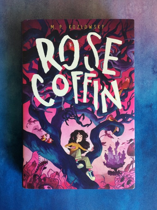 I realized I never posted the art I did for the back cover and flaps of the Rose Coffin novel, nor d