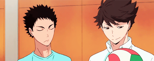 furyokus:  &ldquo;Damn it, Oikawa! Don’t say his toss is better than yours!