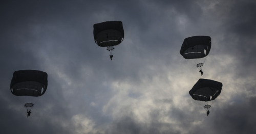 Joint force Airborne operation, during the exercise Saber...