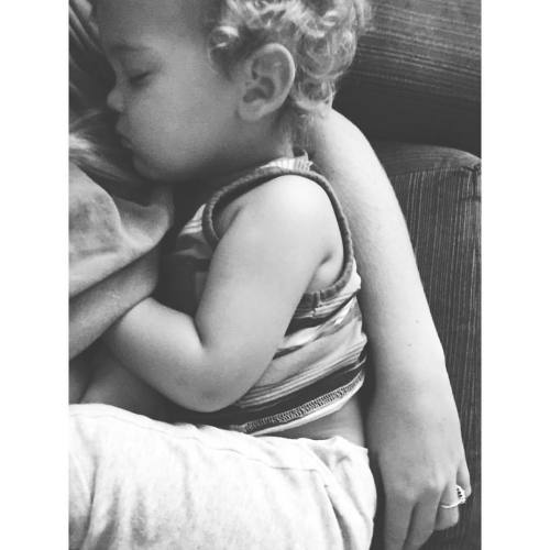 I love it when he cuddles ❤️❤️❤️ #babycuddles #almosttwo #naptime