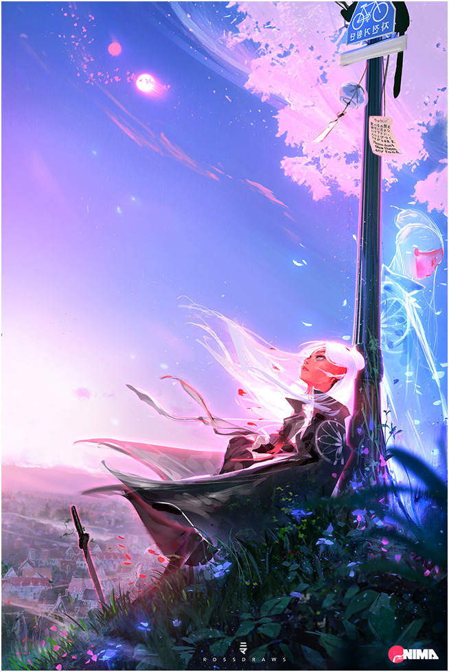 rossdraws: Another painting done for my Book! I launched Nima’s Kickstarter a