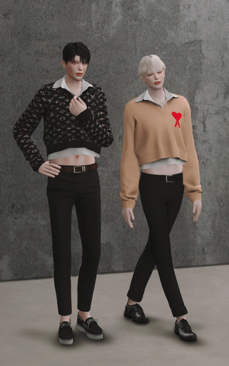 [sudal] Crop Top &amp; Shirt M ▶ All lod ▶ Top - 25 Swatch ▶ shirt - 10 Swatch ★You can change