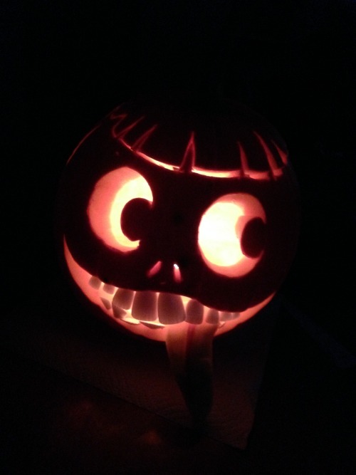 syqitten:  joannaestep:  Lo, I have carved the most Kimoi pumpkin this night.  YOOOOOOOOOOOOOOOOOOOOOOOOOOOO