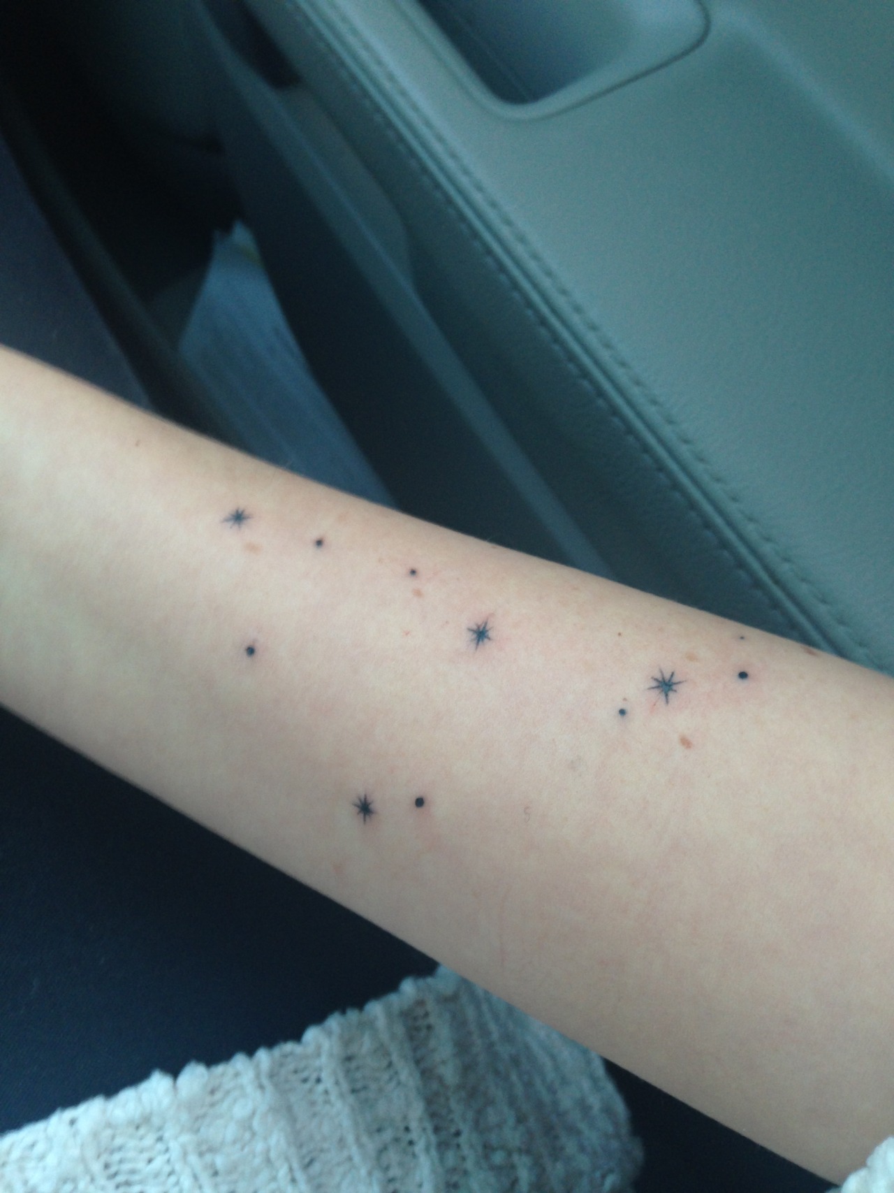 Samsquantch — #ursamajor #ursaminor #constellations #tattoos...
