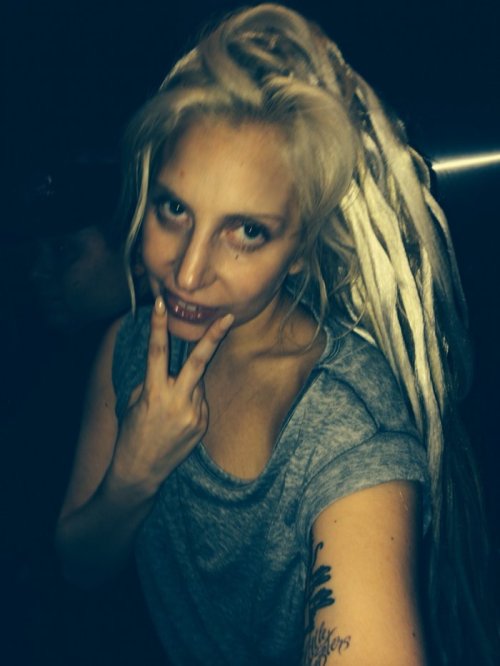ladyxgaga:  Me last night who knows why #Austin 