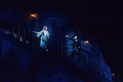 operafantomet: Descend to the lair, Astrid Giske and Espen Grjotheim Photo by Fredrik Arff ( the pho