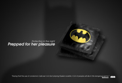 wickedclothes:  Superhero Condoms If you