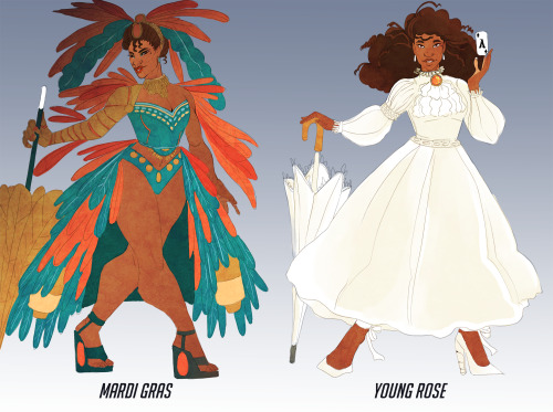 blkwonderwoman:jaespire:Rose Laveau is a skilled conjureress with a direct lineage toMadame Marie La