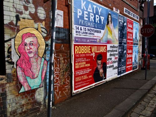 This is pasted in Fitzroy, VIC (a suburb of Melbourne, Australia). The text reads “It would be