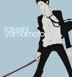 yakusan:   The Rain Guardian of the 10th Generation Vongola Famiglia, Yamamoto Takeshi“To become a blessed shower that settles conflict and washes everything away.”
