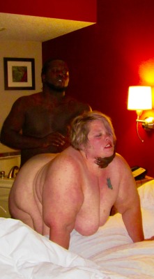 Wolfpackog-718:  She Loves It  Take That Black Meat You Fat Fucking Pig.