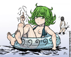 noise-tanker:  Tatsumaki’s hair is so haaaard