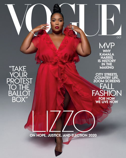 vogue:  Lizzo is our October issue cover
