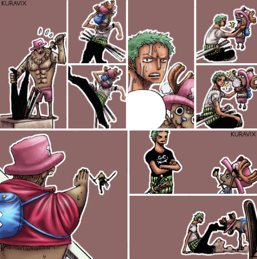 kuravix:  Zoro & Chopper