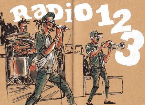 ENG - without the pandemic, I would be at the @primavera_sound drawing concert for @psgraphic. Since I won’t have new livedrawing to share this year, I’ll post the ones I prefer from each year. Today is 2017 with @radio123music
ES - De no ser por la...