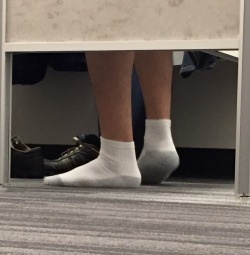 soxnjox:  Dressing room socks neighbor.