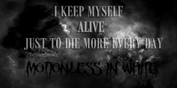 fuckyesrickyhorror:  Motionless In White - Scissorhands