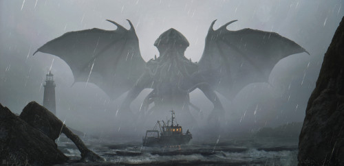 Cthulhu  Evgenij Kungurwww.artstation.com/artwork/WKn25E 