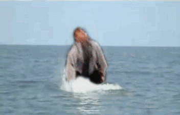 thisshitfunny:  sixpathsofbased:  Came out the water like a pretty ass dolphin  pretty