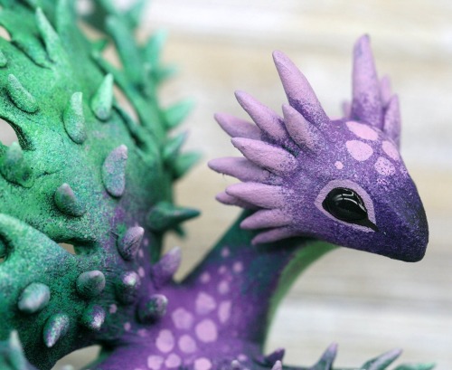 sosuperawesome: Oak, Monstera and Thistle Dragons Demiurgus Dreams on Etsy