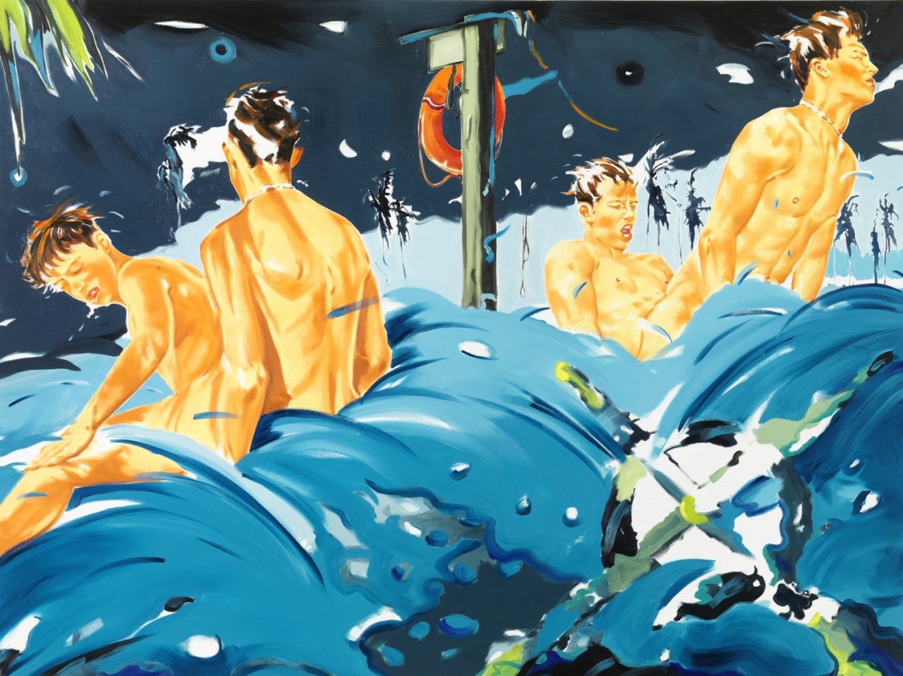 ultrawolvesunderthefullmoon:  Paintings by Norbet Bisky Norbert Bisky is a German