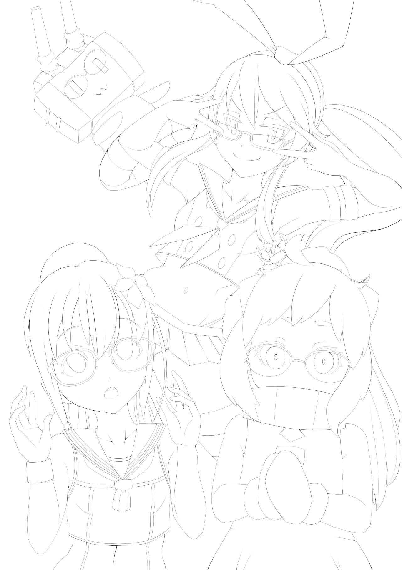 raakiledraws:  My entry in the Kancolle artbook we did for C89.