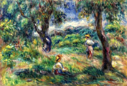 bofransson:  Pierre-Auguste Renoir 1841-1919 Paysage Bleu 