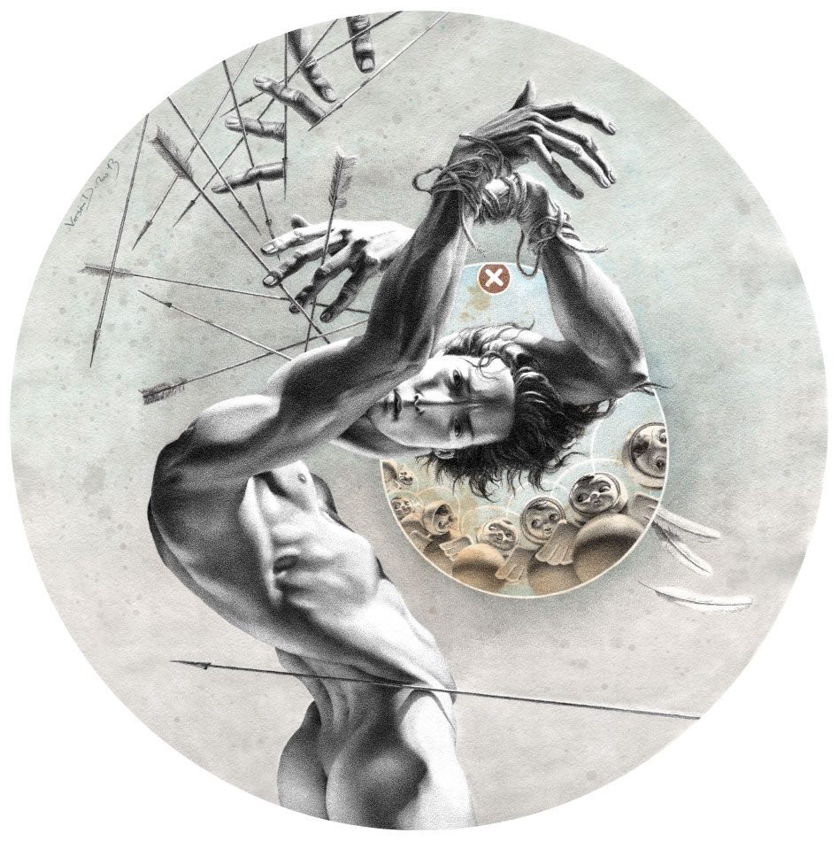 buffalo-divine-eden-no7:  Dmitry Vorsin&ldquo;St Sebastian&rdquo;, 2013