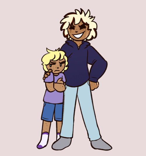 bugaria:some sibling headcanons but they’re little :)