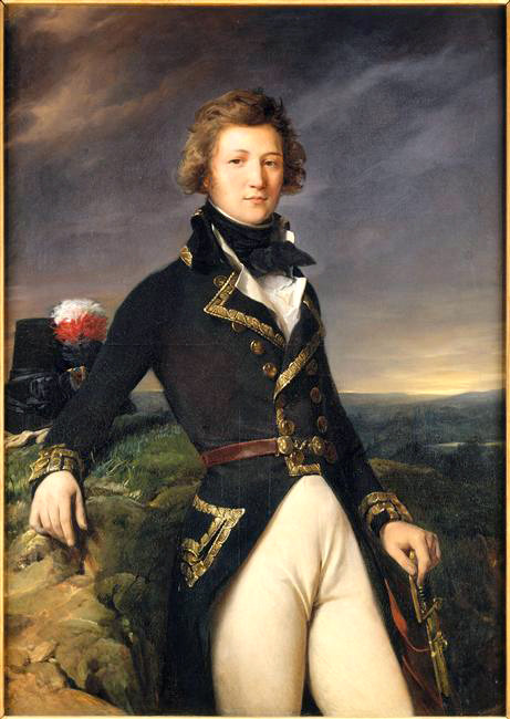 Portrait of Louis-Philippe d´Orléans, Duke of Chartres by Leon Cogniet, 1792