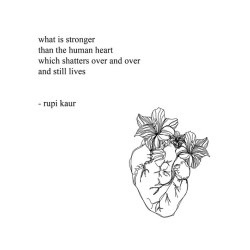 rupikaur:  the human heart - rupi kaur