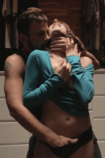 iamallastonishment:  alltheextrastuff:  My personal order of “erotic” in this photo: 1.  The words he’s saying in her ear. 2.  Hand on the throat. 3.  His breath on her skin. 4.  The hand in the panties. It takes so much more than a touch to