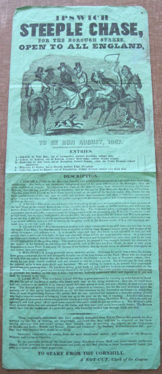This satirical broadside from 1847 lampoons English politicians including  John Chevallier Cobb