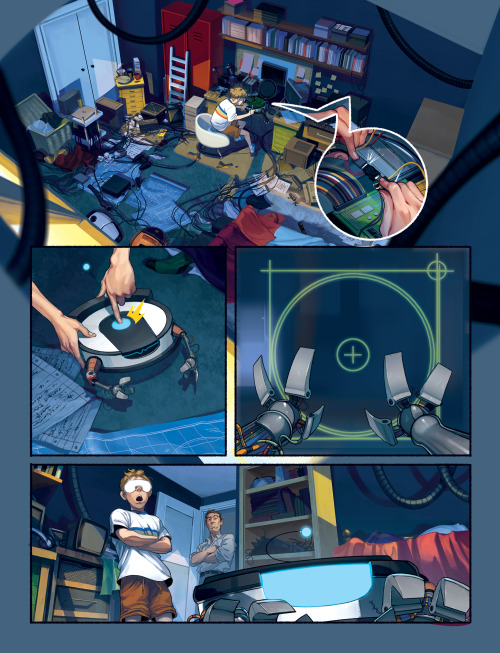 anadapta: I illustrated a story in this week’s (last week’s) 2000AD Prog! Never drawn a roomba befor