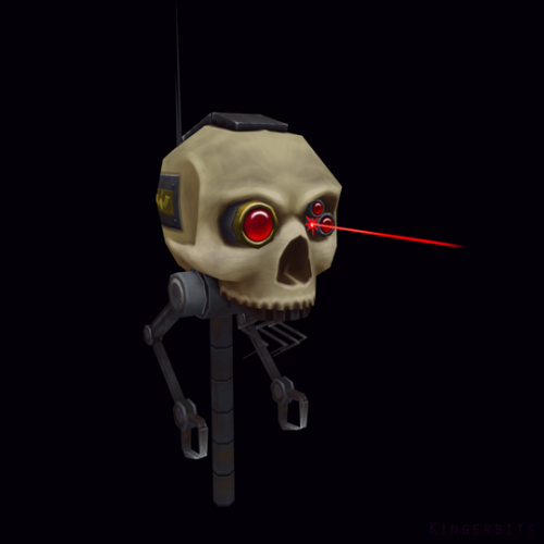 Servo skull. Its name is Pinchy and it’s programmed to locate missing socks. 