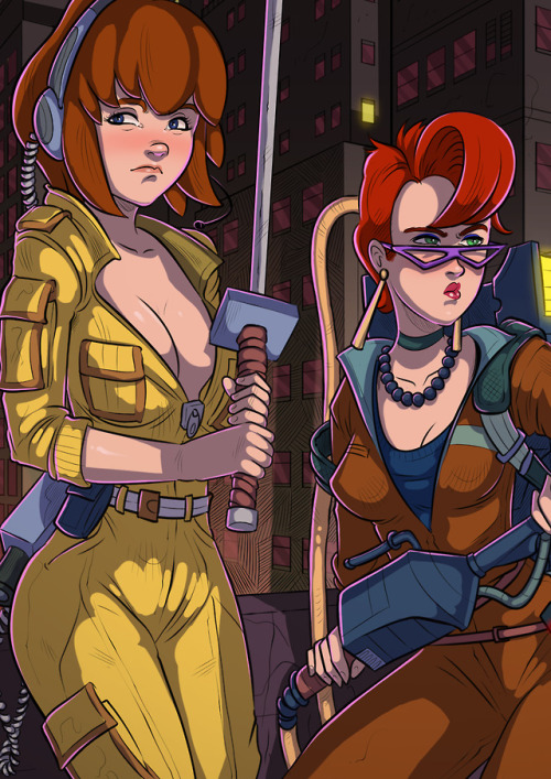 max-ferrino-art:  My fave crossover. Ghostbusters/Ninja Turtles!  Feel free to share and repost! May
