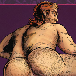 tulmap: I’m so sorry to anyone going into the Bigby tag looking for wholesome content.  Kind of a part 2 to the other Bigby jock drawing I did earlier in the week, but this one shows off his meaty 🍑 . Also the little blurb at the end is just for